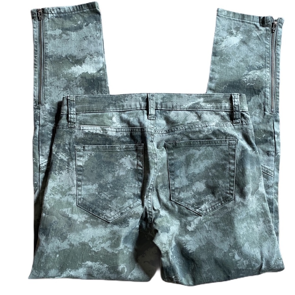 Urban Outfitters BDG camo pants jeans skinny leg ankle zip size 28 - Picture 9 of 12
